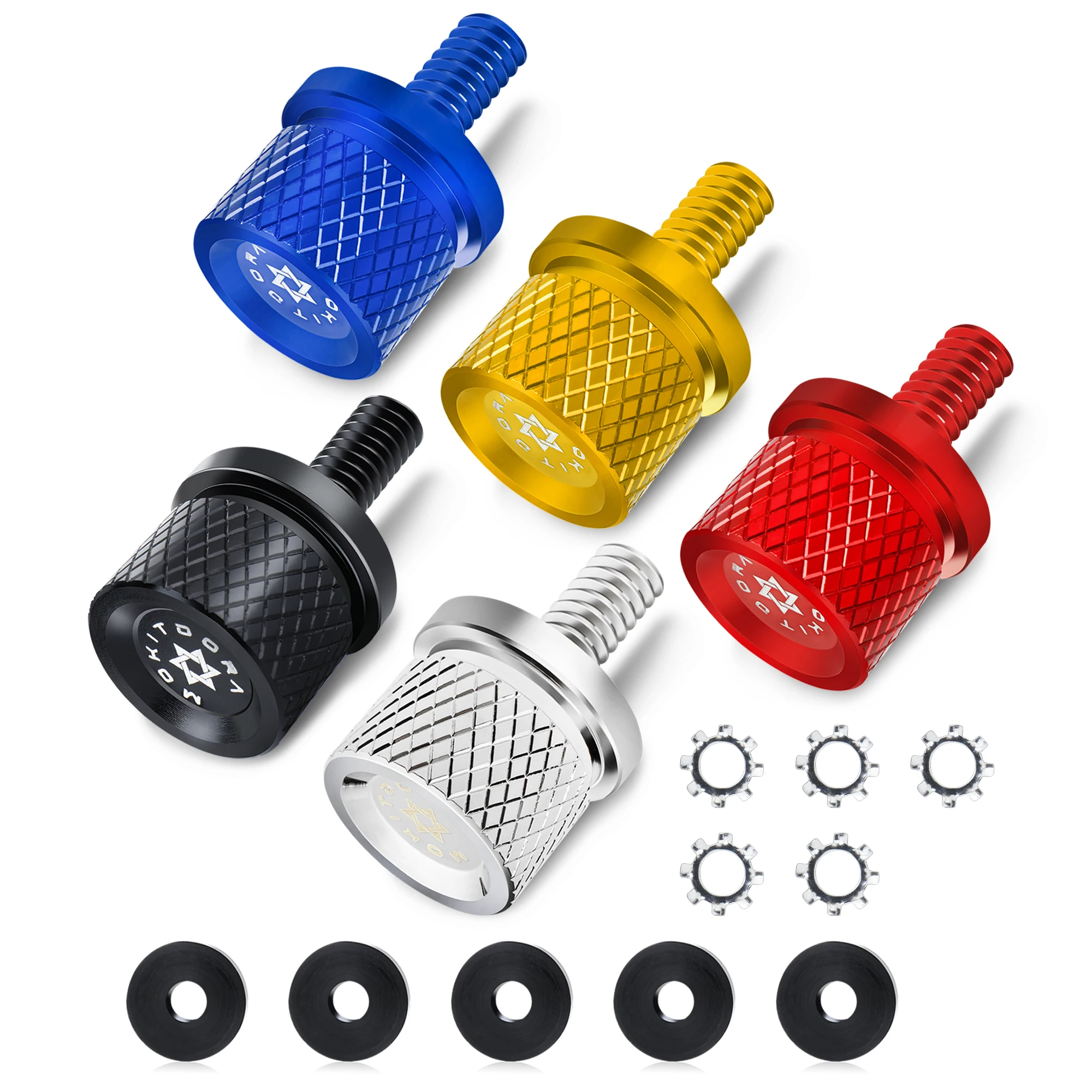 Seat Bolts Rear Fender Mount Screws 1/4"-20 Thread for Harley 1996-later Touring Sportster Softail Dyna
Seat Bolts Rear Fender Mount Screws 1/4"-20 Thread for Harley 1996-later Touring Sportster Softail Dyna