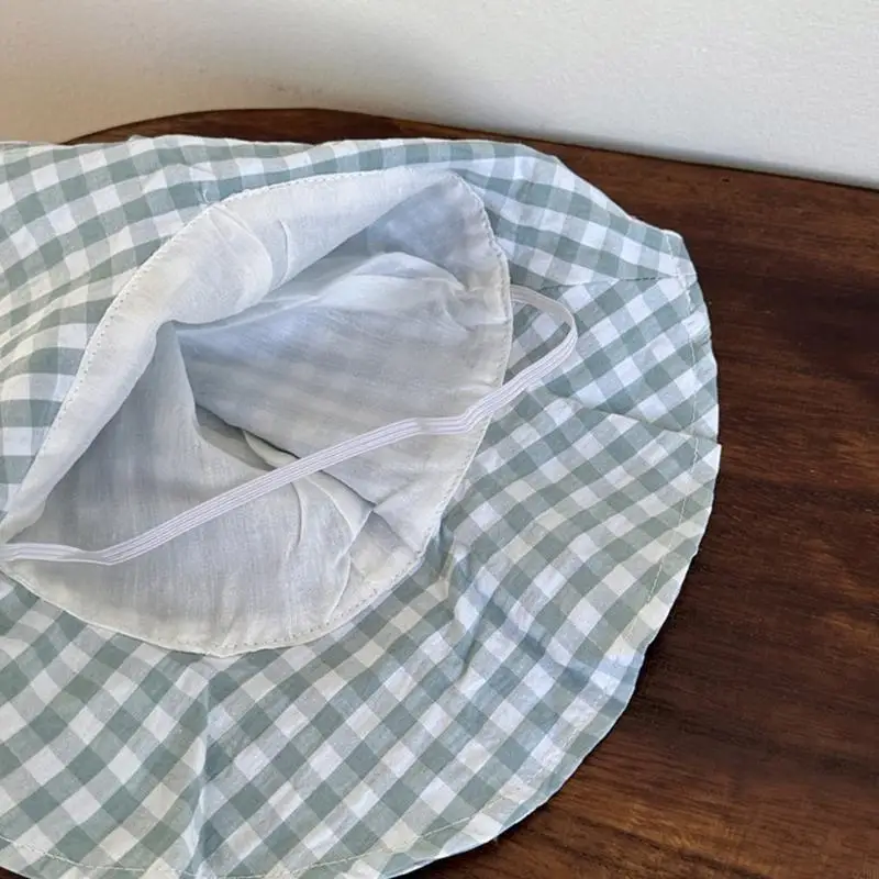 Q22D Baby Sun Hat Infant Bucket Hat Plaid Print Toddler Hat Child Outdoor Headwear
Q22D Baby Sun Hat Infant Bucket Hat Plaid Print Toddler Hat Child Outdoor Headwear