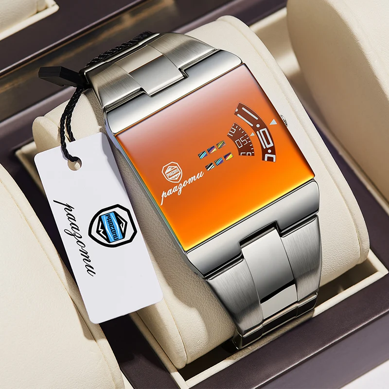 PAAZOMU Fashion Original Men Clock Waterproof Stainless Steel Elegant Man Wristwatch Quartz Casual Business Men's Watches Reloj
PAAZOMU Fashion Original Men Clock Waterproof Stainless Steel Elegant Man Wristwatch Quartz Casual Business Men's Watches Reloj