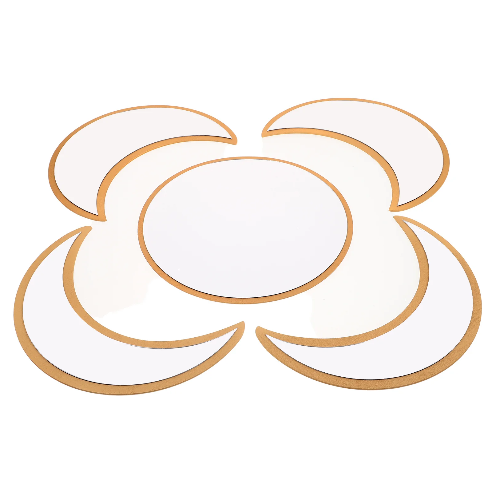 5pcs Phase Wall Mirror Wooden Acrylic Decorative Mirror For Bedroom Living Room Wall-Mounted Home Decor Rustic
5pcs Phase Wall Mirror Wooden Acrylic Decorative Mirror For Bedroom Living Room Wall-Mounted Home Decor Rustic