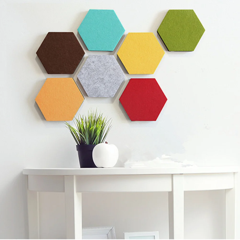 10pcs Felt Board Cork Photo Wall Background Panel Wall Felt Colorful Hexagon Shape for Home Wall Decor
10pcs Felt Board Cork Photo Wall Background Panel Wall Felt Colorful Hexagon Shape for Home Wall Decor