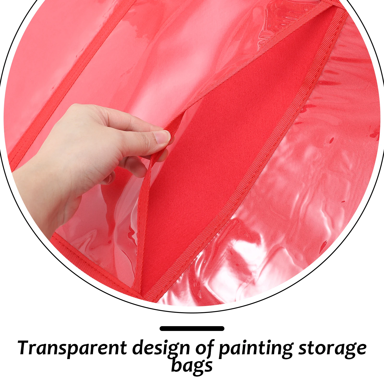 5PCS A4 Transparent Non Woven 5 Compartments Hanging Painting ganizer Art Works Display Bag Wall Storage Pouch for Home
5PCS A4 Transparent Non Woven 5 Compartments Hanging Painting ganizer Art Works Display Bag Wall Storage Pouch for Home