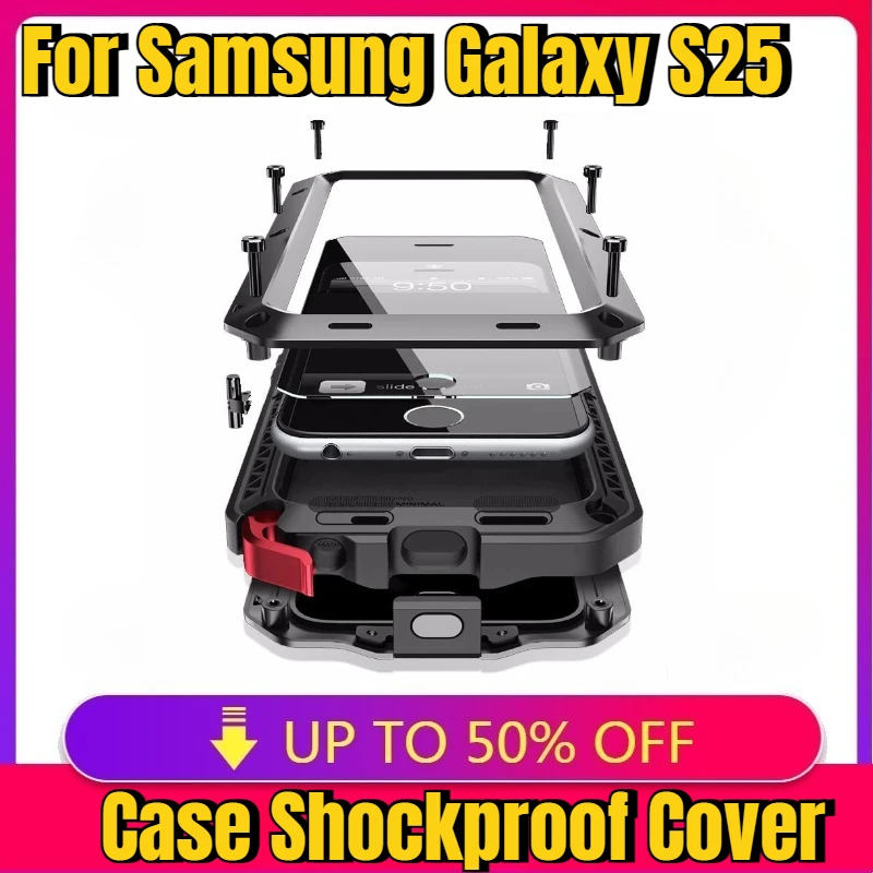 For Samsung Galaxy S25 S24 S23 S22 S21 Ultra S10 S20 Plus Note 20 10 Luxury Armor Metal Heavy Duty Protect Case Shockproof Cover
For Samsung Galaxy S25 S24 S23 S22 S21 Ultra S10 S20 Plus Note 20 10 Luxury Armor Metal Heavy Duty Protect Case Shockproof Cover