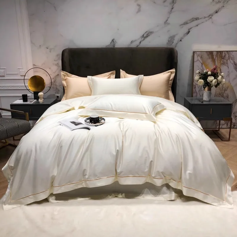 2024 New Four-piece Bedding Simple Cotton Double Household Bed Sheet Letter Pattern Quilt Cover Comfortable Bedding White Color
2024 New Four-piece Bedding Simple Cotton Double Household Bed Sheet Letter Pattern Quilt Cover Comfortable Bedding White Color