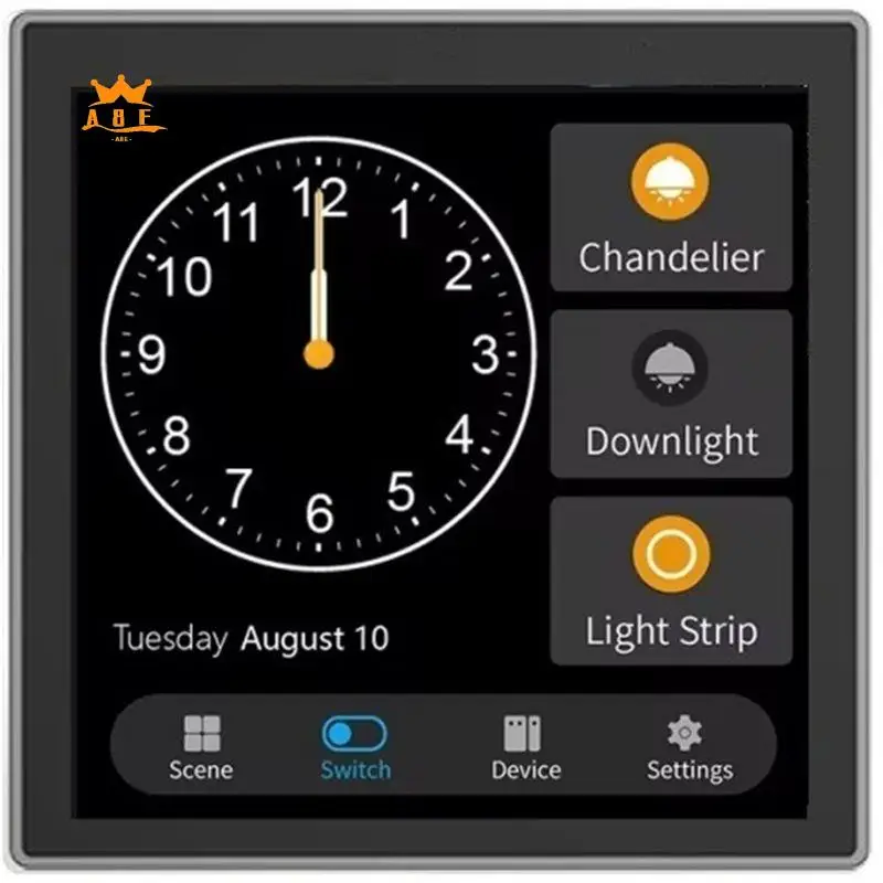 A08E-Tuya T3E Panel Switch Touch Screen Panel EU Smart Control Panel Switch Zigbee Smart Home Wall Push Light Switch
A08E-Tuya T3E Panel Switch Touch Screen Panel EU Smart Control Panel Switch Zigbee Smart Home Wall Push Light Switch