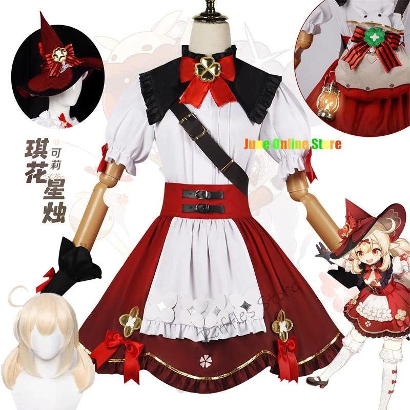 Новая кожа Klee Blossoming Starlight Косплей Игра Genshin Impact Косплей Костюм Женское Платье Klee Костюм Маленькой Ведьмы Плюс Размер
Новая кожа Klee Blossoming Starlight Косплей Игра Genshin Impact Косплей Костюм Женское Платье Klee Костюм Маленькой Ведьмы Плюс Размер