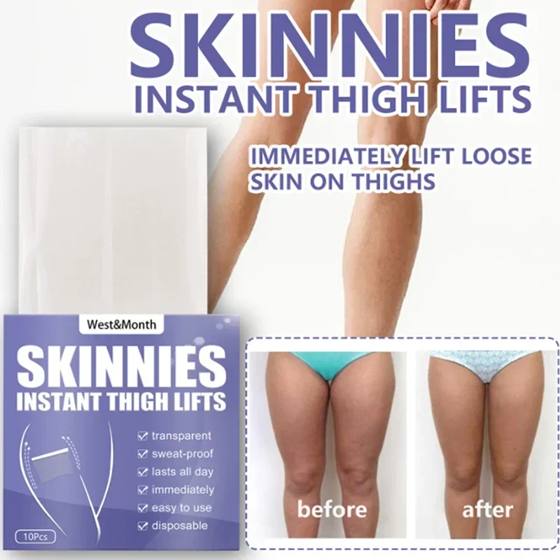 10Pcs Invisible Thin Leg Stickers Fast Lifting Thigh Line Wrinkle Flabby Sagging Skin Tightening Tape Instantly Firming Skin
10Pcs Invisible Thin Leg Stickers Fast Lifting Thigh Line Wrinkle Flabby Sagging Skin Tightening Tape Instantly Firming Skin
