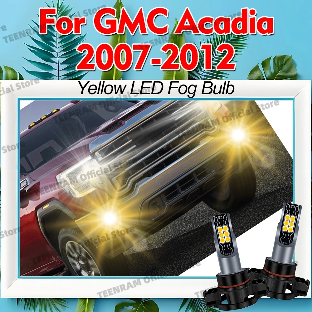 2Pcs 3000K Yellow LED Fog Light Bulbs PS24W 5201 5202 H16(EU) Auto Lamps For GMC Acadia 2007 2008 2009 2010 2011 2012 Plug&Play
2Pcs 3000K Yellow LED Fog Light Bulbs PS24W 5201 5202 H16(EU) Auto Lamps For GMC Acadia 2007 2008 2009 2010 2011 2012 Plug&Play