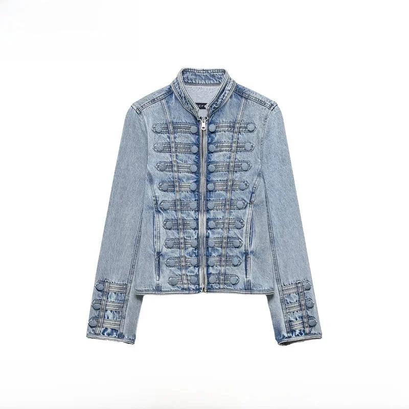 Fashionable Button Decorated Waist-Cinching Denim Jacket ZR Style Spring Summer New Arrival Women's Short Coat Street Style L...
Fashionable Button Decorated Waist-Cinching Denim Jacket ZR Style Spring Summer New Arrival Women's Short Coat Street Style L...