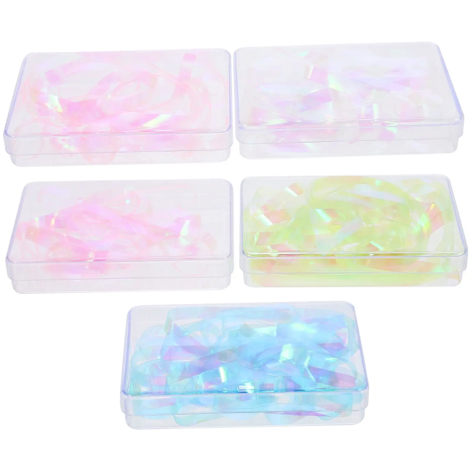 5 Boxes Mixed Color Nail Stickers Creative Cellophane DIY Manicure Decorative Elegant Design For Party Holiday
5 Boxes Mixed Color Nail Stickers Creative Cellophane DIY Manicure Decorative Elegant Design For Party Holiday