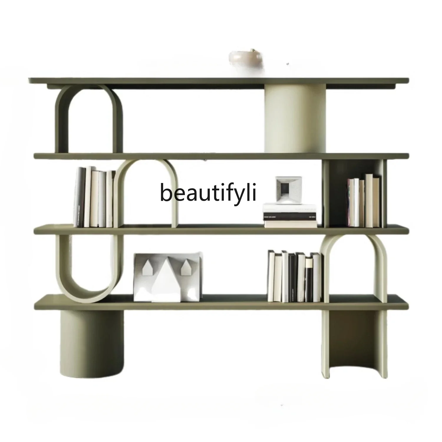 Nordic Paint Bookshelf Art Shaped Bookcase Modern Simple Shelf Living Room Partition Curio Cabinet
Nordic Paint Bookshelf Art Shaped Bookcase Modern Simple Shelf Living Room Partition Curio Cabinet