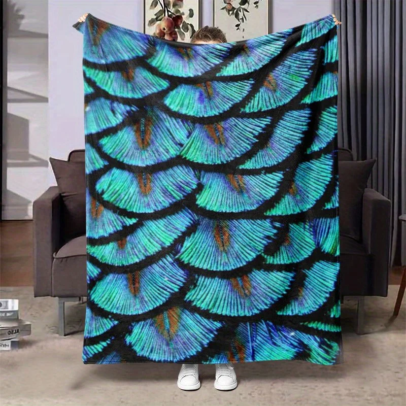 Peacock Feather Majesty Blanket Reversible Flannel Throw for Luxe Decor AllSeason Comfort Opulent Style Gift
Peacock Feather Majesty Blanket Reversible Flannel Throw for Luxe Decor AllSeason Comfort Opulent Style Gift