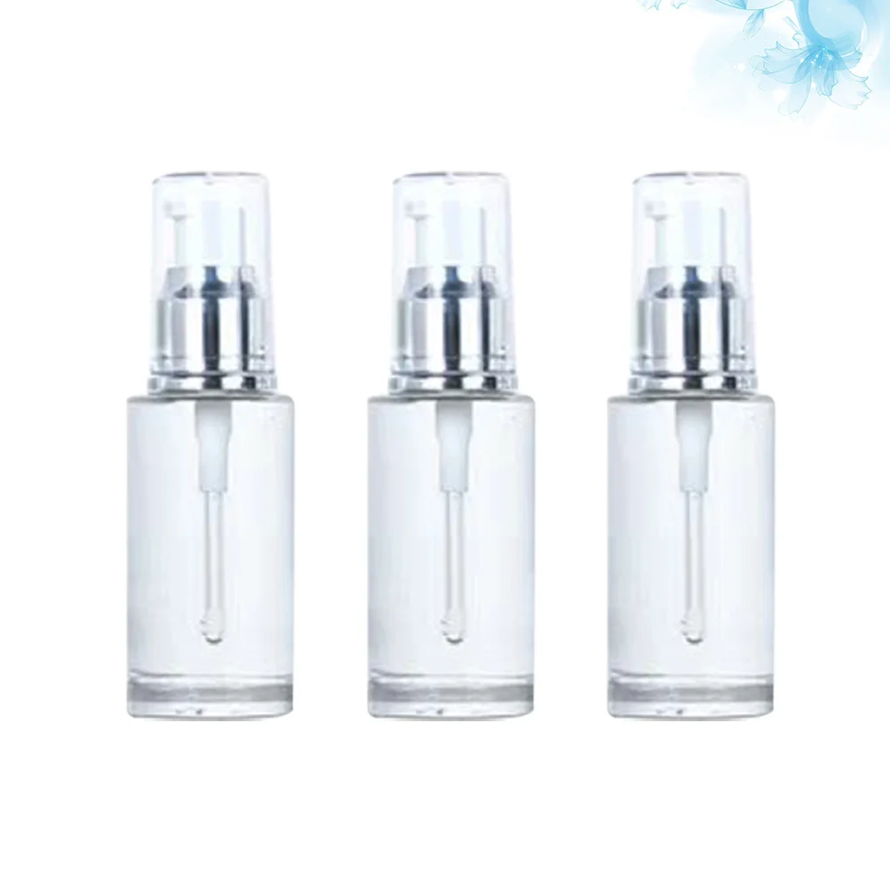 3Pcs 40ml Empty Pump Bottles Portable Essential Oil Travel Containers Eco-Friendly Material Stylish Design
3Pcs 40ml Empty Pump Bottles Portable Essential Oil Travel Containers Eco-Friendly Material Stylish Design