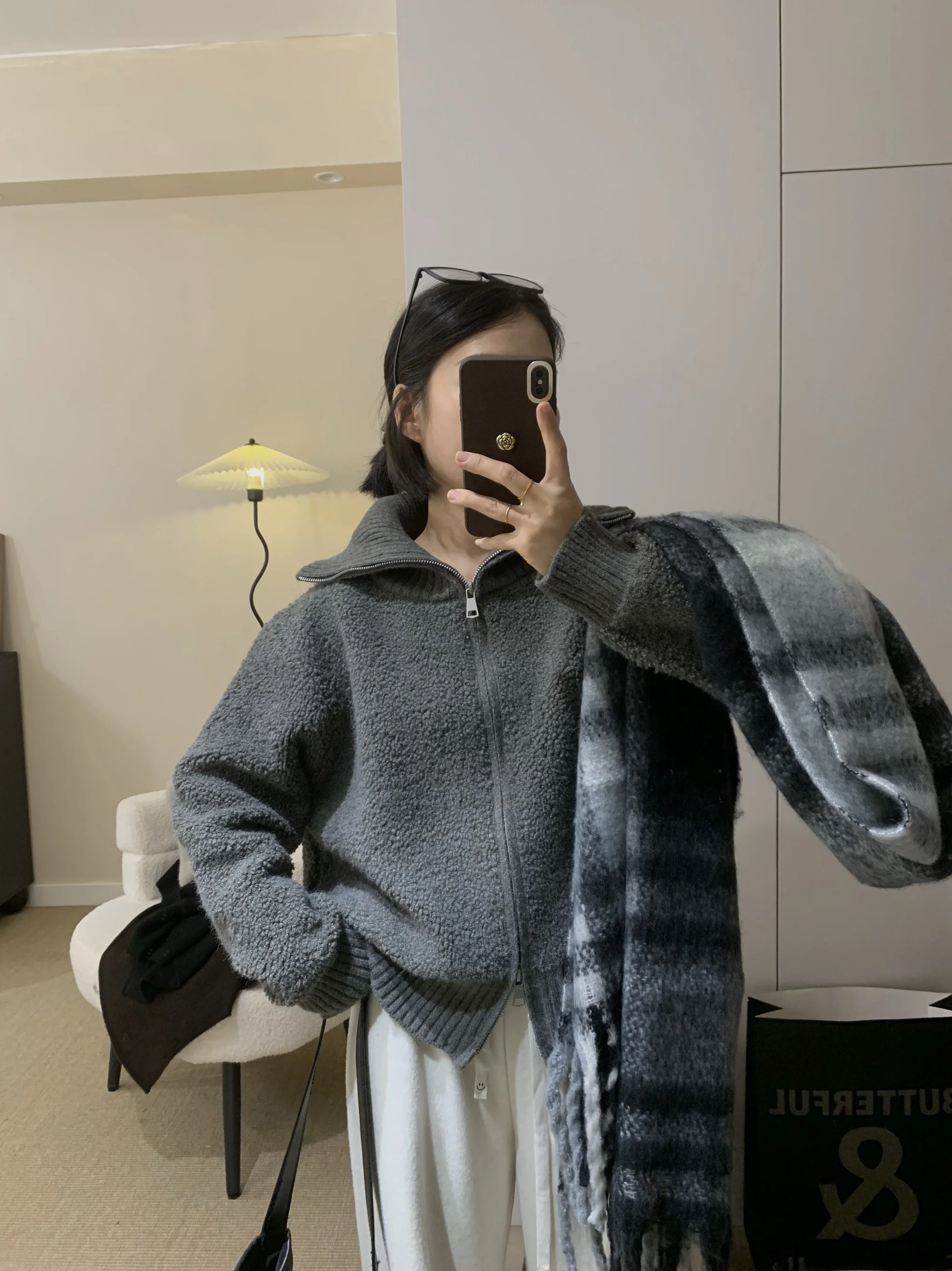 Thiened Double Zipper High Collar Sweater Jaet Autumn Winter Knittedwear Self-Dring Good Fit Commute Sle Long Sve
Thiened Double Zipper High Collar Sweater Jaet Autumn Winter Knittedwear Self-Dring Good Fit Commute Sle Long Sve