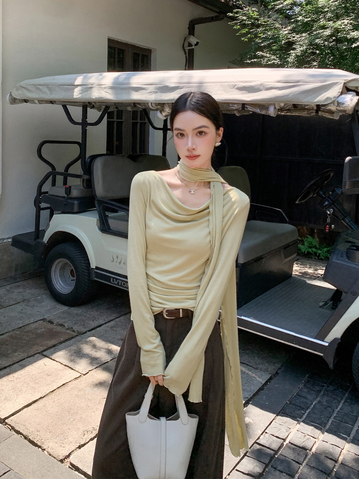 Binguo Women's Slim Fit T-irt with Sa Design Spring Autumn Sle een Color High Waist Commute Faion Long Sve Top
Binguo Women's Slim Fit T-irt with Sa Design Spring Autumn Sle een Color High Waist Commute Faion Long Sve Top