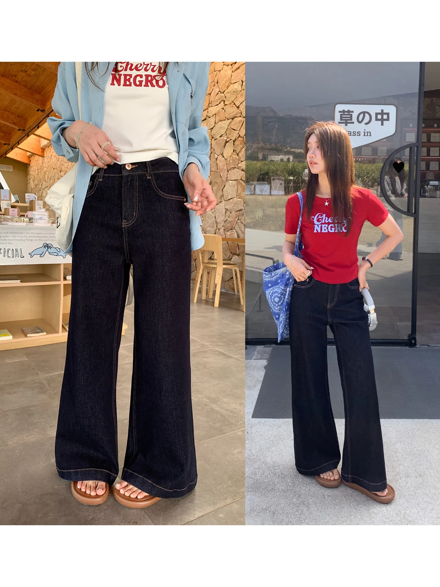 Sisilyon Slimming Model Jeans Spring Summer High Waist Micro Flare Denim Pants 360 Stretch Bright Stitching Original Blue
Sisilyon Slimming Model Jeans Spring Summer High Waist Micro Flare Denim Pants 360 Stretch Bright Stitching Original Blue