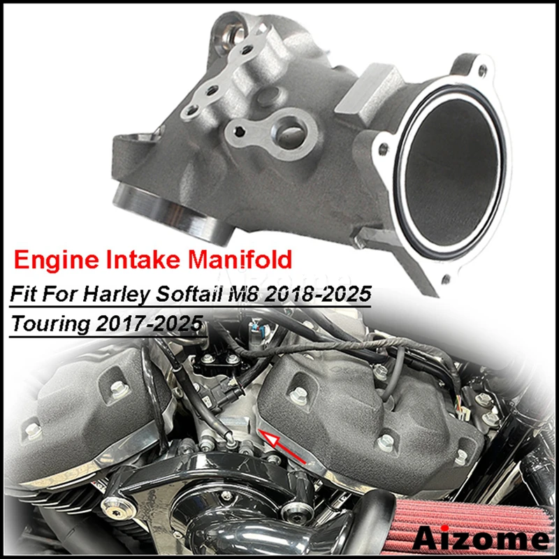 Motorcycle Engine 59mm Cast Aluminum Intake Manifold For Harley Touring Tri Glide FLHX FLHR 2017-2025 Softail M8 Model 2018-2025
Motorcycle Engine 59mm Cast Aluminum Intake Manifold For Harley Touring Tri Glide FLHX FLHR 2017-2025 Softail M8 Model 2018-2025