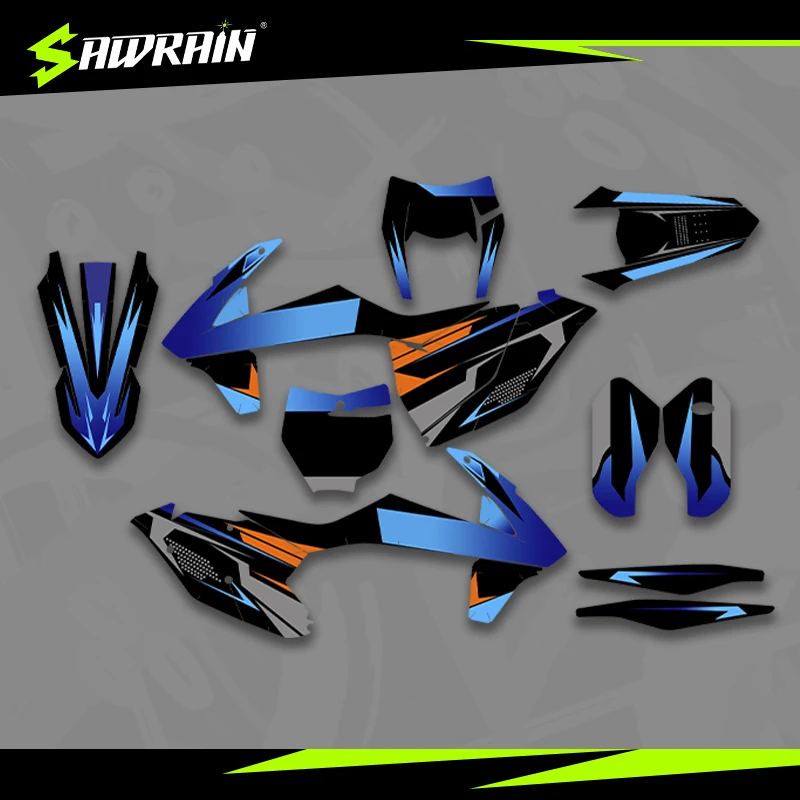 Sawrain Motorcycle Graphics Backgrounds Decal Stickers Kits for KTM EXC XCW SXF 16-18SXF 17-19EXC 013
Sawrain Motorcycle Graphics Backgrounds Decal Stickers Kits for KTM EXC XCW SXF 16-18SXF 17-19EXC 013