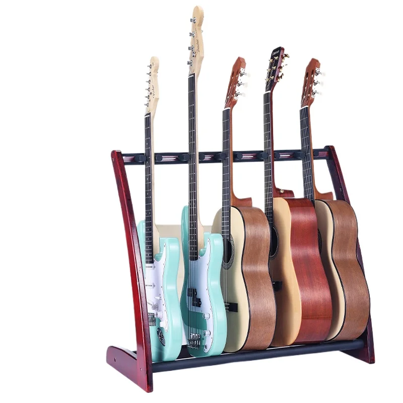 Подставка для нескольких гитар из цельного дерева, напольная стойка для нескольких гитар, специальная подставка, вертикальный кронштейн, стойка для гитары, трансграничная
Подставка для нескольких гитар из цельного дерева, напольная стойка для нескольких гитар, специальная подставка, вертикальный кронштейн, стойка для гитары, трансграничная