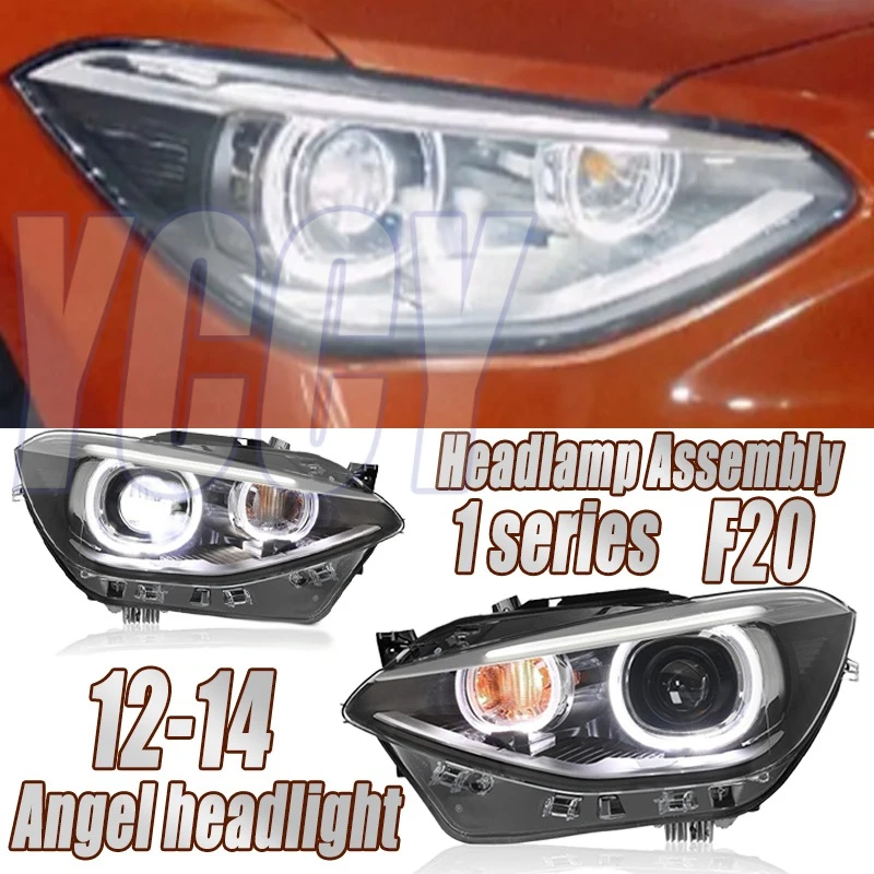 Светодиодные фары в сборе для BMW 1 серии F20 2012-2014 гг. Светодиодные фары Plug and Play с полным светодиодным обновлением Модернизация фар 
Светодиодные фары в сборе для BMW 1 серии F20 2012-2014 гг. Светодиодные фары Plug and Play с полным светодиодным обновлением Модернизация фар