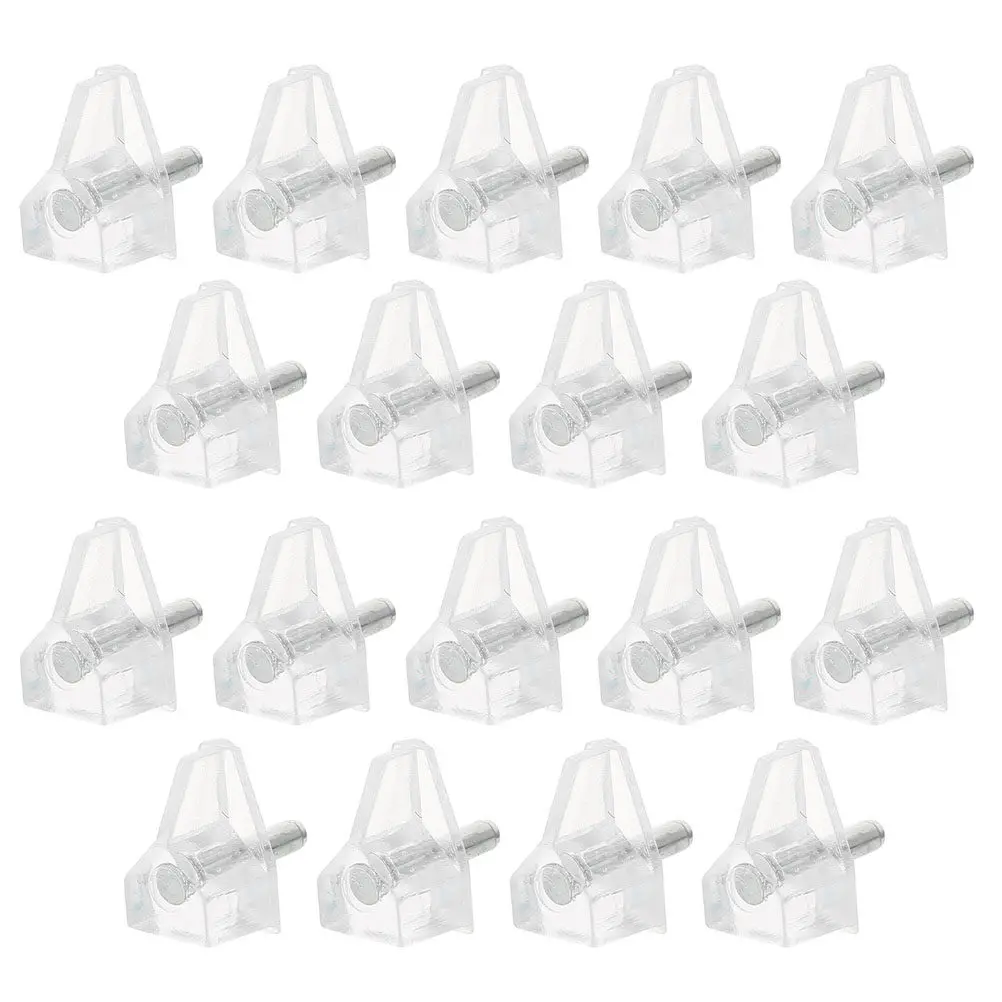 20Pcs Metal Plastic Shelf Pegs for Cabinets Bookshelves Wardrobes Pantry Shelving Sturdy Heavy Duty Shelf Support Pins Clear
20Pcs Metal Plastic Shelf Pegs for Cabinets Bookshelves Wardrobes Pantry Shelving Sturdy Heavy Duty Shelf Support Pins Clear