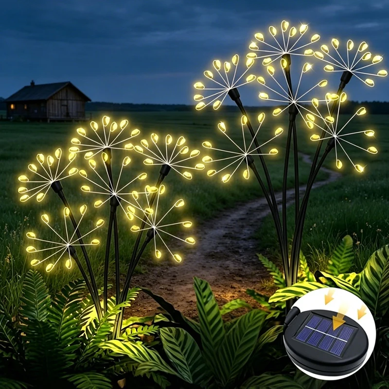 Outdoor Solar Starburst Garden Light 60 LED Waterproof Firework Decor Fairy Lights for Courtyard Balcony Terrace Path
Outdoor Solar Starburst Garden Light 60 LED Waterproof Firework Decor Fairy Lights for Courtyard Balcony Terrace Path