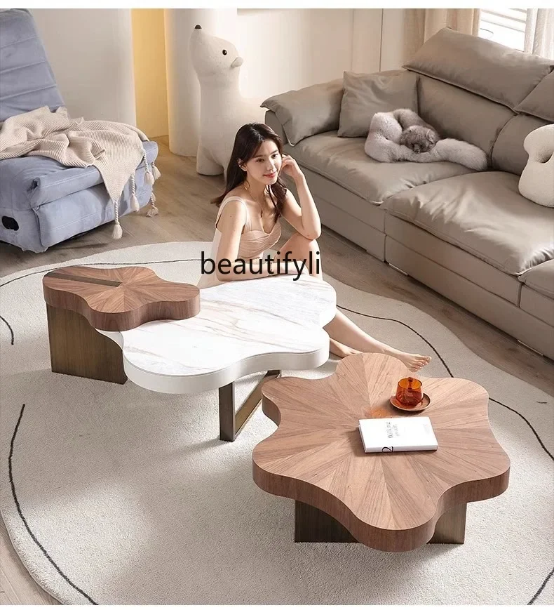 Italian minimalist coffee table living room home modern minimalist combination round table
Italian minimalist coffee table living room home modern minimalist combination round table
