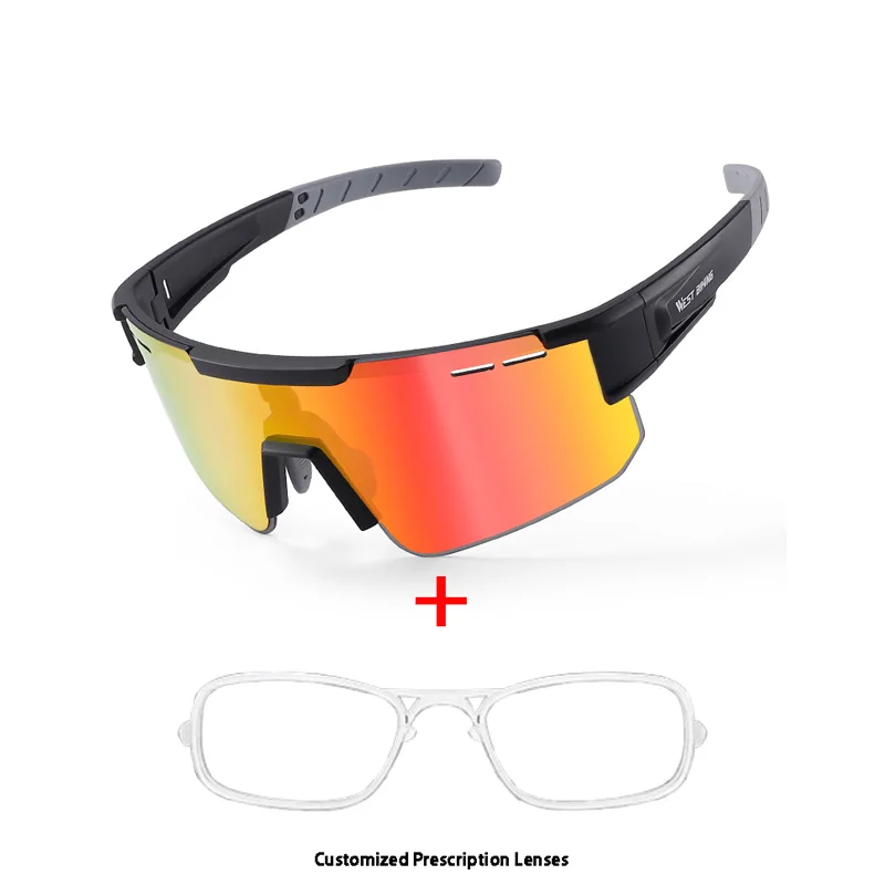 Stylish Polarized Sports Sunglasses Professionally Customized Prescription Clip-on Sunglasses Comes with 2 Sets of Lenses
Stylish Polarized Sports Sunglasses Professionally Customized Prescription Clip-on Sunglasses Comes with 2 Sets of Lenses
