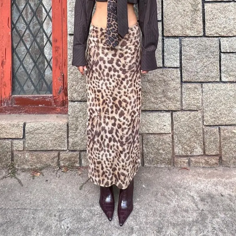 Hip Wrap Leopard Print High Waisted Y2k Spicy Girl Style Women's Long Skirt Fashion Casual Breathable Summer Skirts Club Evening
Hip Wrap Leopard Print High Waisted Y2k Spicy Girl Style Women's Long Skirt Fashion Casual Breathable Summer Skirts Club Evening