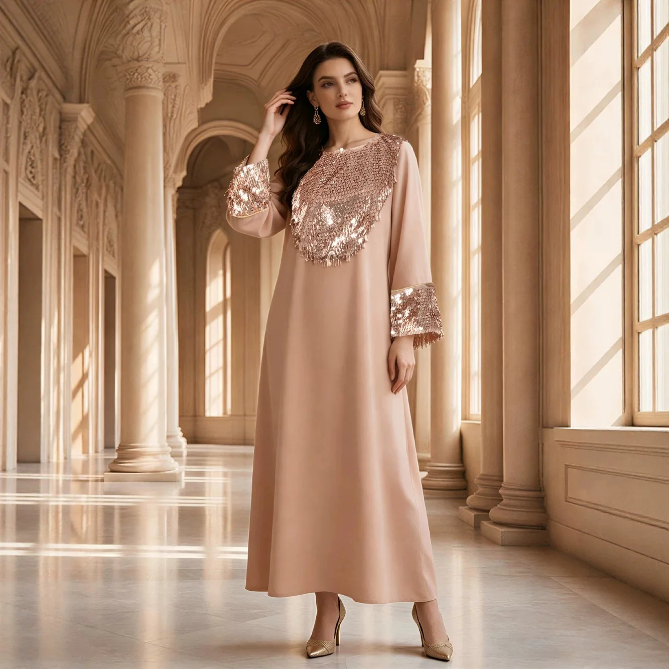 Abaya Women Jalabiya Dubai Dress Eid Ramadan Party Gorgeous Long Dresses Muslim Embroidery Vestidos Largos Robe Saudi Arab 2026
Abaya Women Jalabiya Dubai Dress Eid Ramadan Party Gorgeous Long Dresses Muslim Embroidery Vestidos Largos Robe Saudi Arab 2026