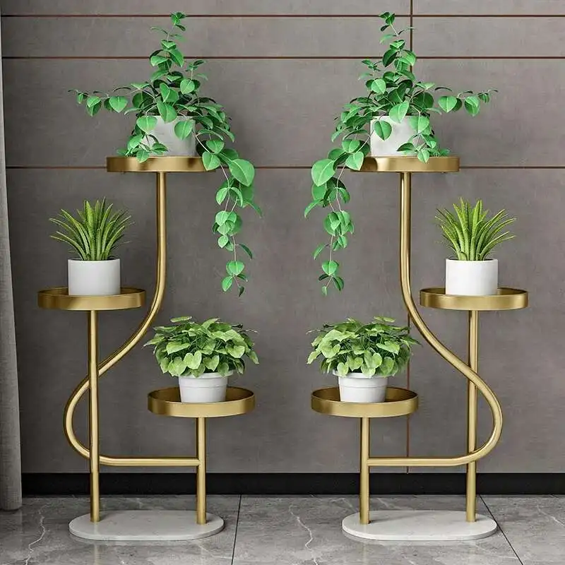 Nordic Light Luxury Flower Stand Living Room Aesthetics Indoor Floor Decoration Shelf Balcony Organizer Plantenrek Furniture
Nordic Light Luxury Flower Stand Living Room Aesthetics Indoor Floor Decoration Shelf Balcony Organizer Plantenrek Furniture