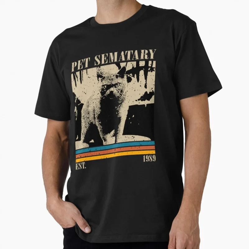 80s horror movie Retro Pet Sematary Scary Halloween Gift t shirt for man Large size Tops S-6XL printed Clothes
80s horror movie Retro Pet Sematary Scary Halloween Gift t shirt for man Large size Tops S-6XL printed Clothes