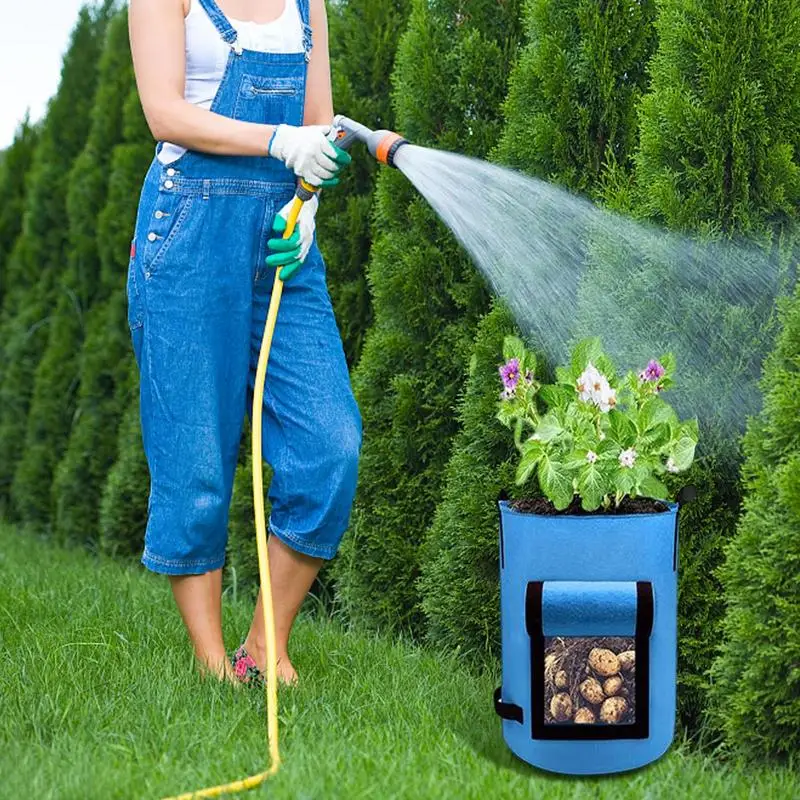 Plant Grow Bags Growing Bags With Handles For Vegetables Planting Bucket With Harvest Window For Taro Radishes Carrots Onions
Plant Grow Bags Growing Bags With Handles For Vegetables Planting Bucket With Harvest Window For Taro Radishes Carrots Onions