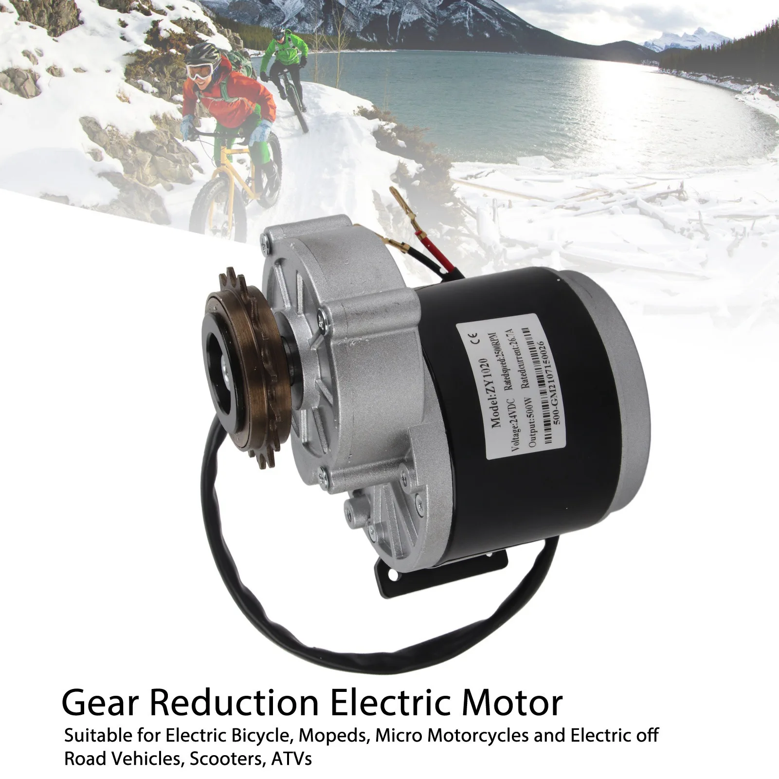 Редукторный электродвигатель с высоким крутящим моментом, легкий, с 16-зубчатой шестерней, 500 Вт, 24 В, для скутеров
Редукторный электродвигатель с высоким крутящим моментом, легкий, с 16-зубчатой шестерней, 500 Вт, 24 В, для скутеров