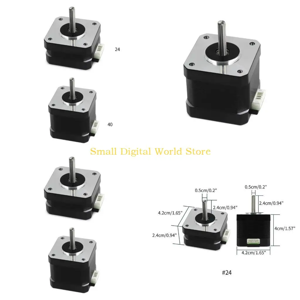 77UB Nema 17 Stepper Motor 24/40mm For Printer SW-X1 forTitan Extruder
77UB Nema 17 Stepper Motor 24/40mm For Printer SW-X1 forTitan Extruder