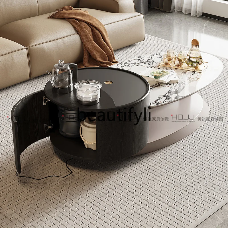 Modern simple coffee table tea integrated kung fu office tea table living room table multi-function
Modern simple coffee table tea integrated kung fu office tea table living room table multi-function