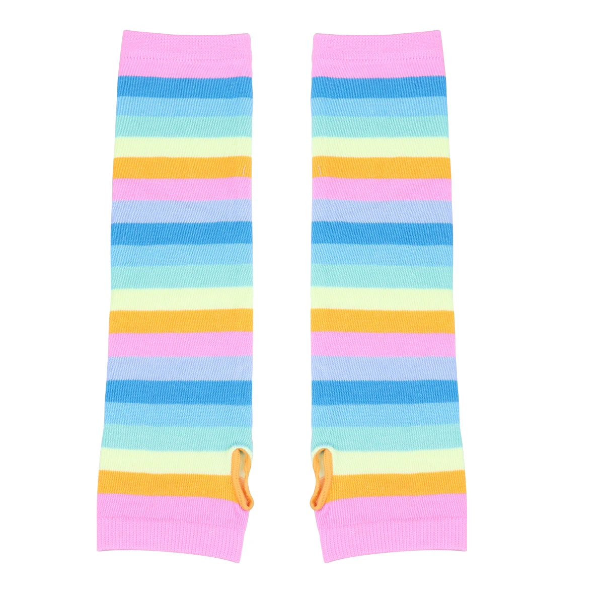 2 Pairs Rainbow Color Arm Sleeves Striped Gloves Cosplay Cuff Guard Sun Protection Cover Stretchy Material Elastic Band Birthday
2 Pairs Rainbow Color Arm Sleeves Striped Gloves Cosplay Cuff Guard Sun Protection Cover Stretchy Material Elastic Band Birthday