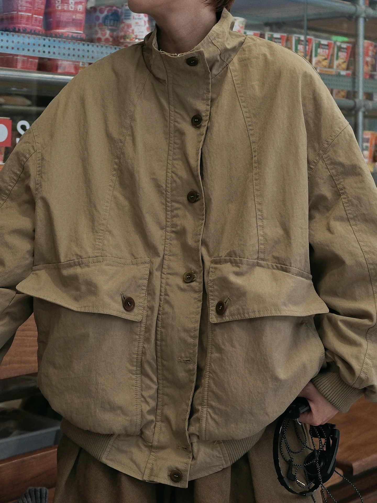 STILLYOU Original American Workwear Fce Lined Loose Women's Jaet with Big kets Warm Spring Winter Thiened Korean Sle
STILLYOU Original American Workwear Fce Lined Loose Women's Jaet with Big kets Warm Spring Winter Thiened Korean Sle