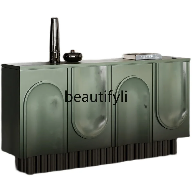 American light luxury door cabinet creative designer model room entrance foyer decorative cabinet
American light luxury door cabinet creative designer model room entrance foyer decorative cabinet