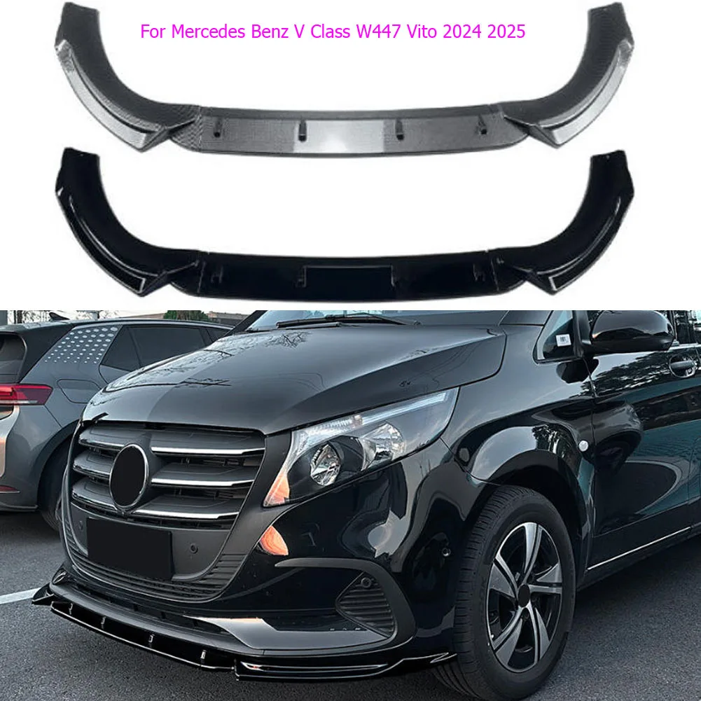 For Mercedes-Benz V-Class Vito W447 Facelift 2024-2025 Car Accessories Front Bumper Lip Spoiler Splitter Upgrade Body Kit Tuning
For Mercedes-Benz V-Class Vito W447 Facelift 2024-2025 Car Accessories Front Bumper Lip Spoiler Splitter Upgrade Body Kit Tuning