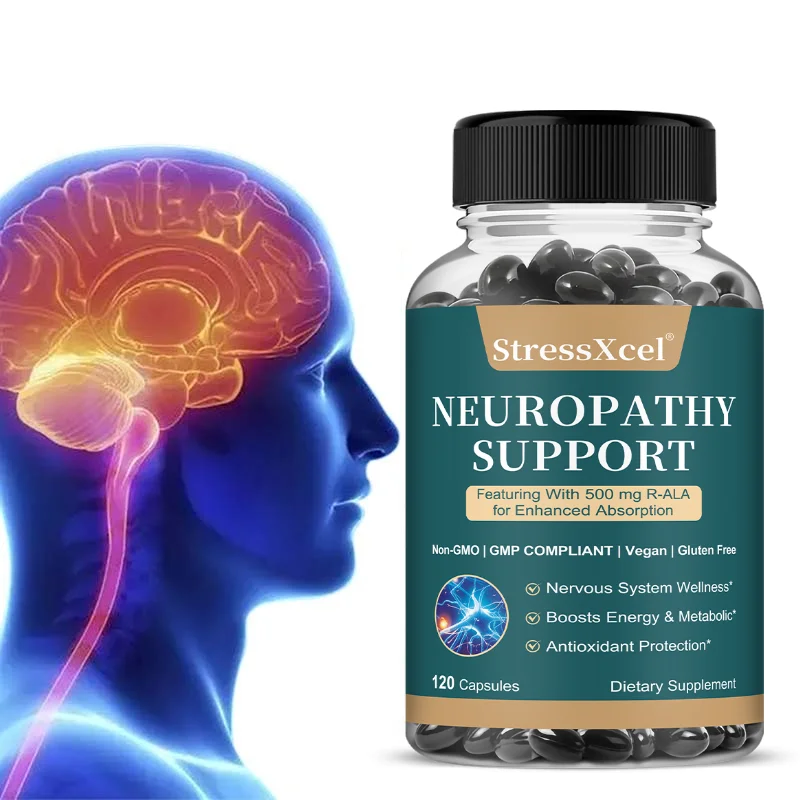 Neuropathy Capsules, Herbal Blend, Antioxidant, Support Daily Nerve Wellness, Body Metabolism, Cellular Vitality and Mood Calm
Neuropathy Capsules, Herbal Blend, Antioxidant, Support Daily Nerve Wellness, Body Metabolism, Cellular Vitality and Mood Calm