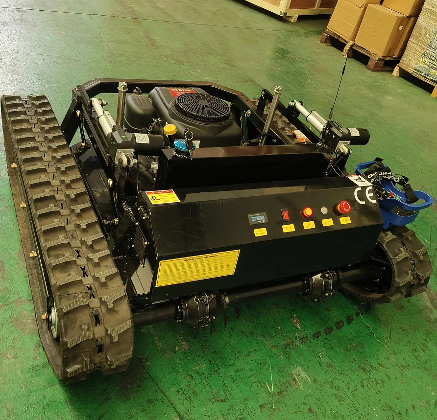 Forestry Machinery Strong Power Agricultural 16HP 22HP Tank Model HT800 Remote Control Crawler Lawn Mower Grass Cutter Machine
Forestry Machinery Strong Power Agricultural 16HP 22HP Tank Model HT800 Remote Control Crawler Lawn Mower Grass Cutter Machine