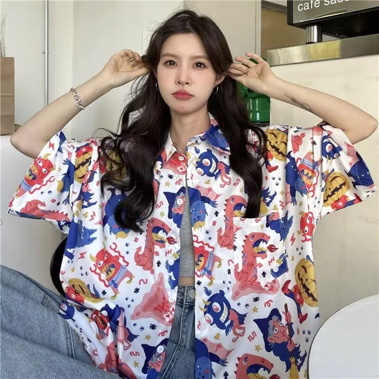 Summer 2024 Design Sensation Cartoon ort Sve Loose Beach Sle irt for Girls Polyester Fabric Floral Print Commute Sle
Summer 2024 Design Sensation Cartoon ort Sve Loose Beach Sle irt for Girls Polyester Fabric Floral Print Commute Sle