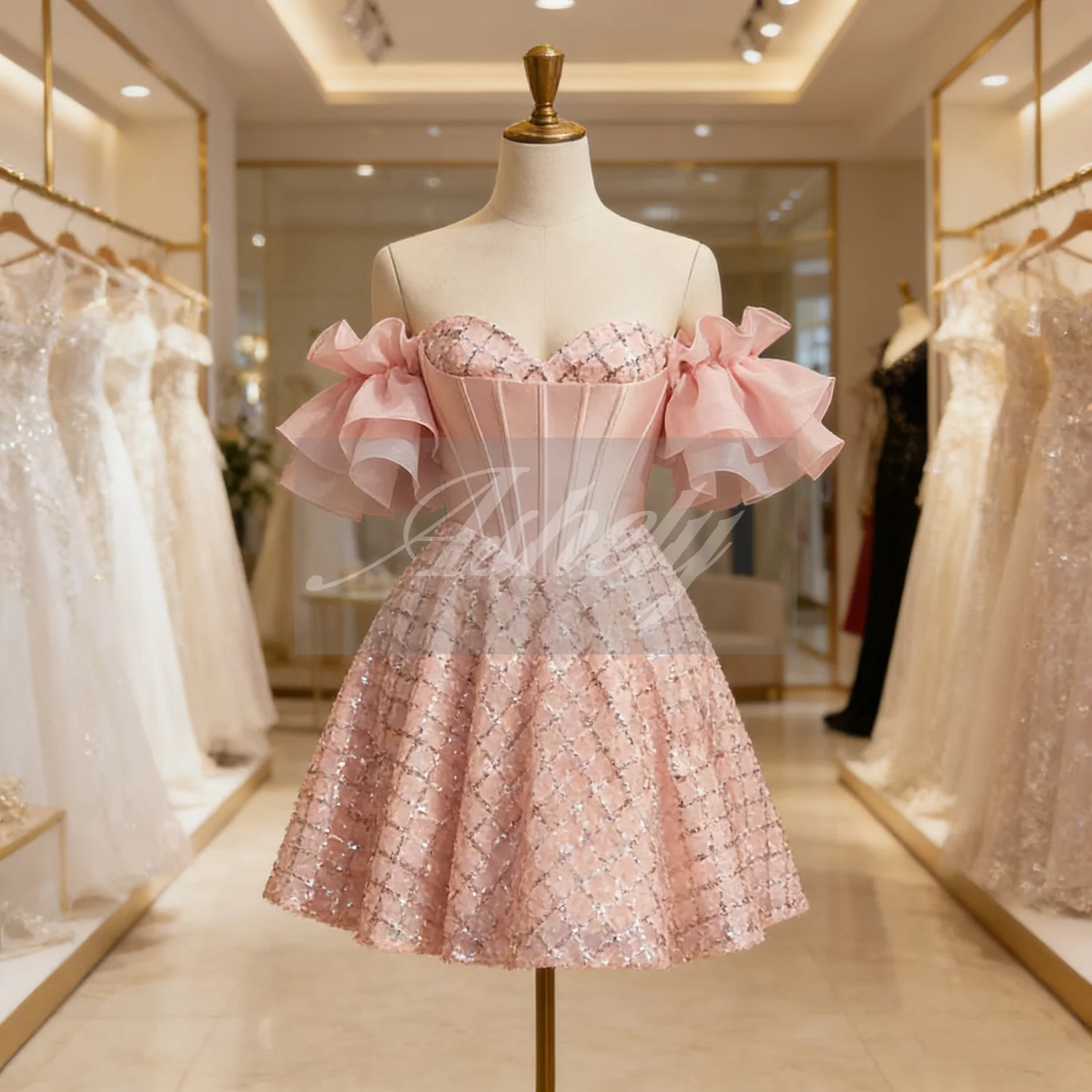 Fashion Pink Short Homecoming Dresses For Teen Girl Bow A Line Corset Mini Cocktail Party Gown Graduation Clubwear Customized
Fashion Pink Short Homecoming Dresses For Teen Girl Bow A Line Corset Mini Cocktail Party Gown Graduation Clubwear Customized