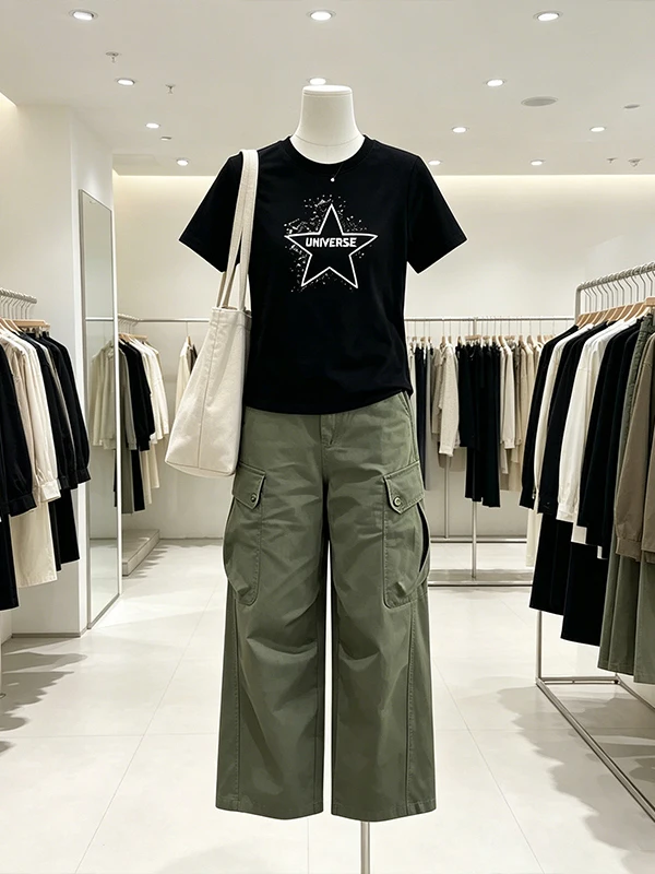 Large Size Women's Summer Print Short Sleeve round Neck T-Shirt Workwear Wide Leg Pants Two Piece Set Offline Physical Store
Large Size Women's Summer Print Short Sleeve round Neck T-Shirt Workwear Wide Leg Pants Two Piece Set Offline Physical Store