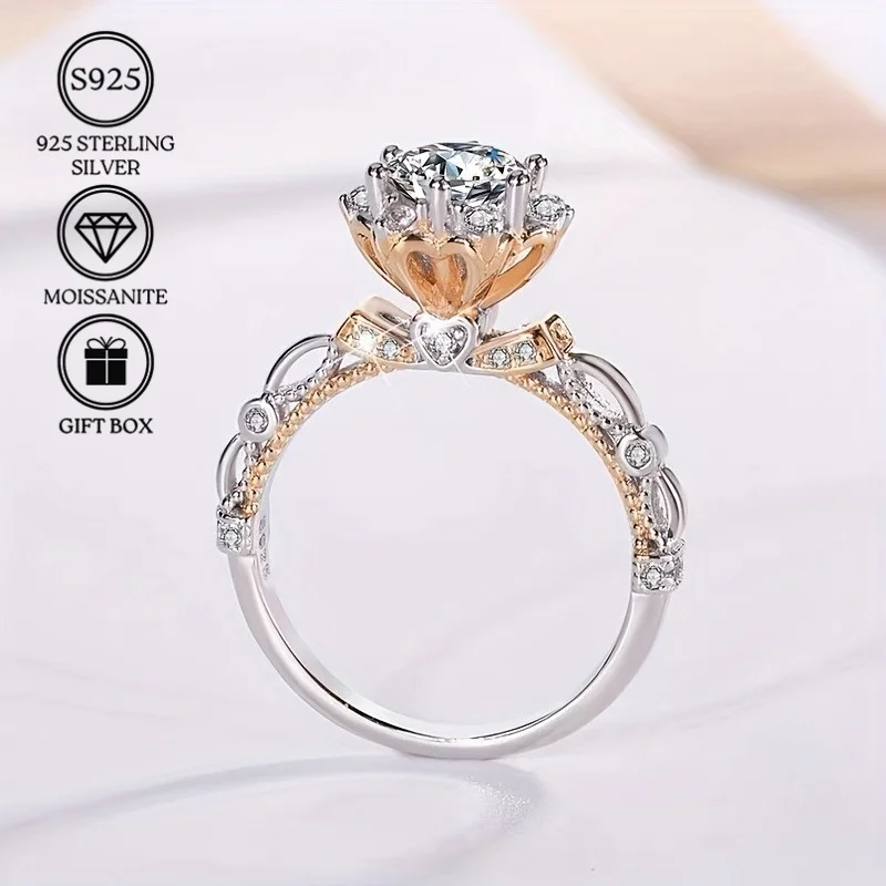 1pc 1Ct S925 Silver Sunflower Ring, Sun-kissed and Sparkling, The Perfect Sentimental and Dazzling Gift for Your Special Someone
1pc 1Ct S925 Silver Sunflower Ring, Sun-kissed and Sparkling, The Perfect Sentimental and Dazzling Gift for Your Special Someone