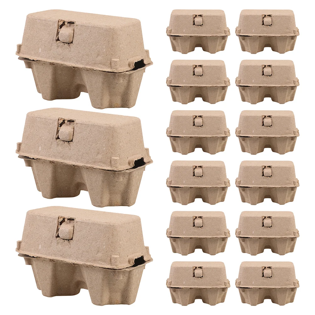 22pcs Paper Pulp Egg Carton 2-compartments Reusable Egg Storage Cartons Egg Holder
22pcs Paper Pulp Egg Carton 2-compartments Reusable Egg Storage Cartons Egg Holder