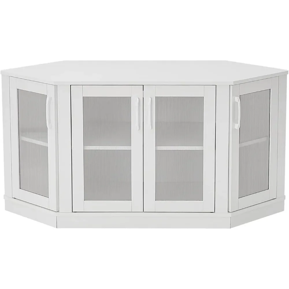 TV Cabinet, 47 Inch TV Media Console, with 4 Doors and Shelves, Suitable for TVs Under 55 Inches (white) TV Cabinet
TV Cabinet, 47 Inch TV Media Console, with 4 Doors and Shelves, Suitable for TVs Under 55 Inches (white) TV Cabinet