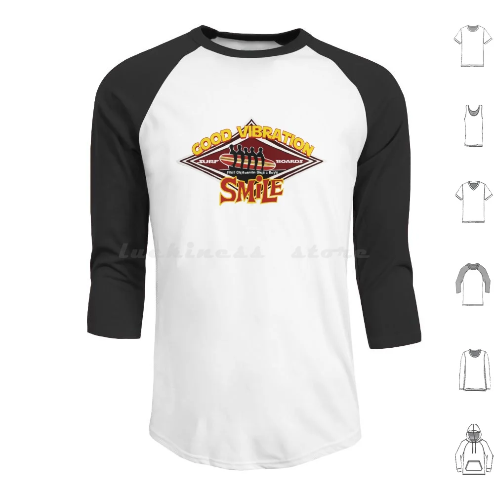 Good Vibration Retro Vintage Sixties Surf Boards Style Beach Boys Diamond California Smile Hoodies Long Sleeve Beach
Good Vibration Retro Vintage Sixties Surf Boards Style Beach Boys Diamond California Smile Hoodies Long Sleeve Beach