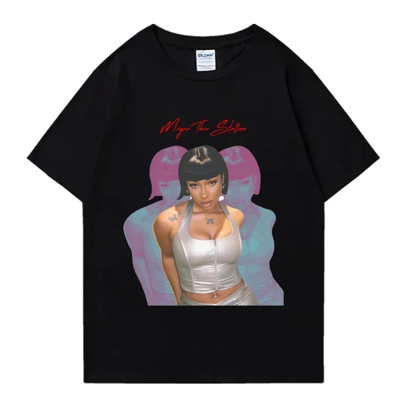 Rapper Megan Thee Stallion Fashion T Shirt 2025 Men Women Hip Hop oversized streetwear Unisex 100% Cotton short sleeve T-shirts
Rapper Megan Thee Stallion Fashion T Shirt 2025 Men Women Hip Hop oversized streetwear Unisex 100% Cotton short sleeve T-shirts